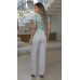 034393 - Blusa Ramany Estampada Folhagem